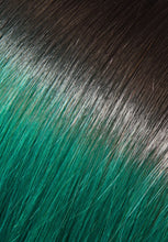 Load image into Gallery viewer, 18" Kera-Link Straight - Ombre 1B/Teal