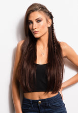 Load image into Gallery viewer, 22" Flat-Tip Pro Straight #3R (Darkest Brown with Auburn)
